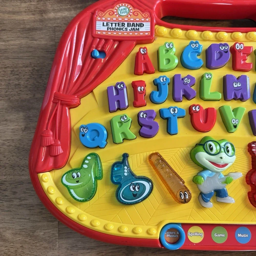 Leap Frog Letter Band Phonics Jam Toy Teaches Letters And Words WORKS